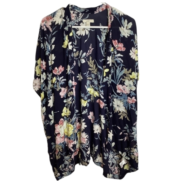 LOFT Tops - Loft Floral Duster Kimono Sz M/L